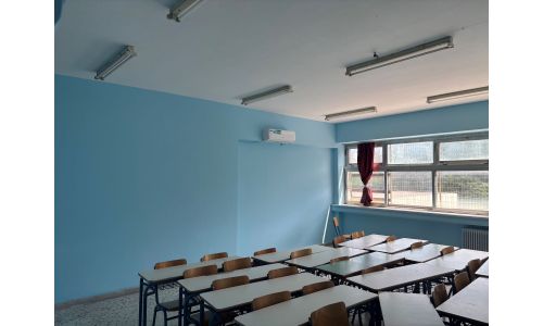 Με αμείωτο ρυθμό συνεχίζονται το καλοκαίρι οι εργασίες αναβάθμισης στα σχολεία του Βύρωνα 