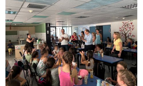 Επίσκεψη του Δημάρχου Βύρωνα Αλέξη Σωτηρόπουλου στα παιδιά που συμμετείχαν στο πρόγραμμα «Καλοκαίρι στην Πόλη 2025» – Λήξη της Β’ Περιόδου