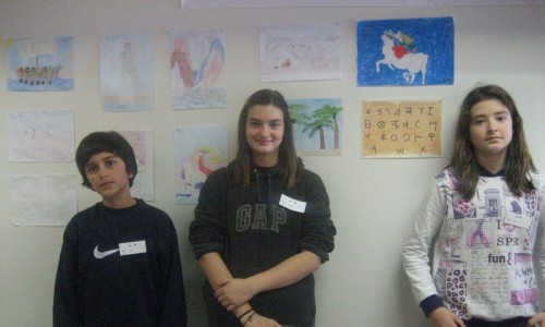 Παρουσίαση από τα παιδιά του 5ου Δημοτικού της εικονογράφησης του μύθου της αρπαγής της Ευρώπης στη Φιλανδία