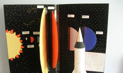 Κατασκευή των μαθητών της Α΄τάξης Γυμνασίου για το μάθημα της Τεχνολογίας.