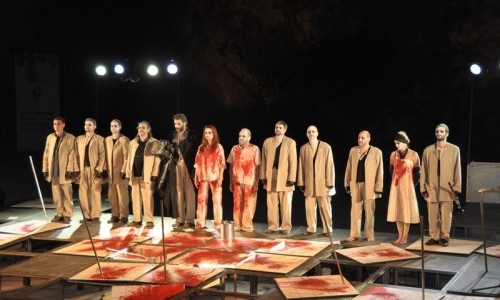 Από την παράσταση «Αγαμέμνων»