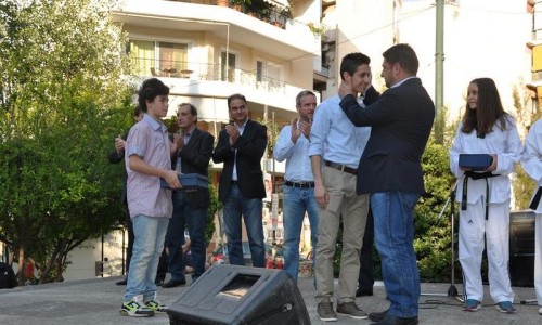 ενώ στο πλαίσιο της εκδήλωσης, βραβεύτηκαν και μαθητές του Αθλητικού Συλλόγου 