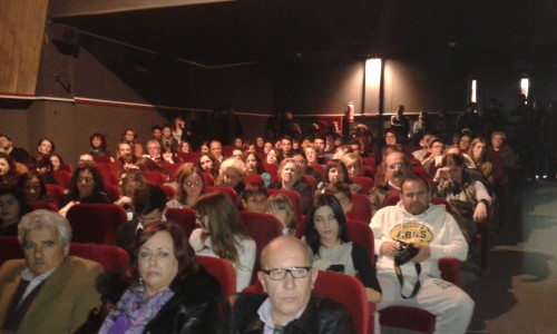 Από τη παράσταση «Μονόλογοι από τη Γάζα» από τη θεατρική ομάδα «Οι Απόφοιτοι»