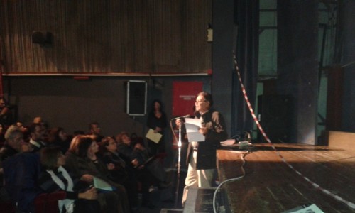 Από τη παράσταση «Μονόλογοι από τη Γάζα» από τη θεατρική ομάδα «Οι Απόφοιτοι»