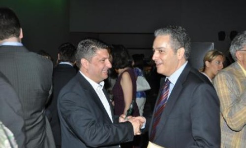 Ο Δήμαρχος Βύρωνα Νίκος Χαρδαλιάς με τον Πρόεδρο της Επιτροπής Περιβάλλοντος της Βουλής Κώστα Καρτάλη