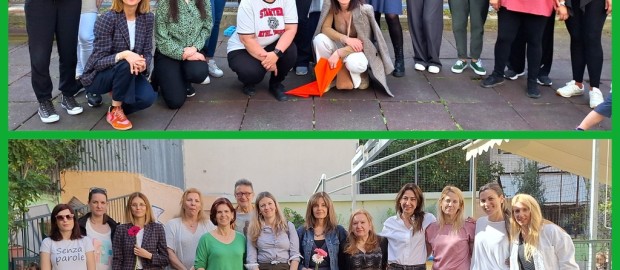 Στους παιδικούς σταθμούς υποδεχτήκαμε πέντε καθηγήτριες από το Παν/μιο Primorska της Σλοβενίας και την Επίκουρη Καθηγήτρια του ΤΑΦΠΠΗ – ΠΑΔΑ, Μαρία Χατζηγιάννη